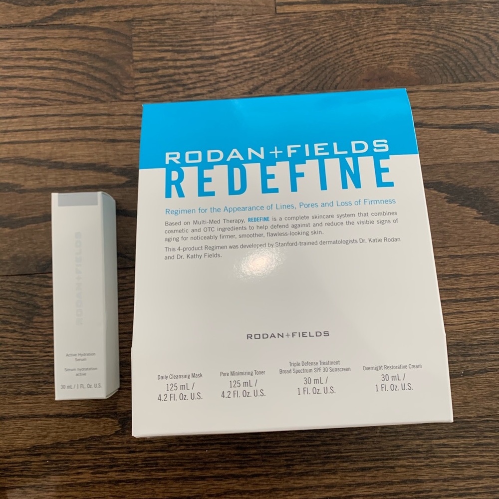 R&F redefine regimen and hydration serum